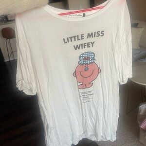 Little Miss Wifey White Kids Shirt by Little Miss